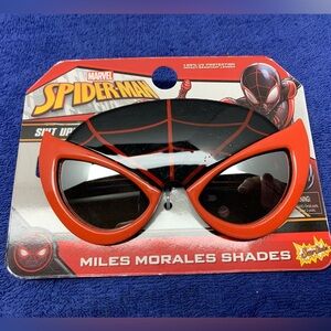 Spider-Man Miles Morales Shades Marvel Sunglasses Costume - 100% UV Protection